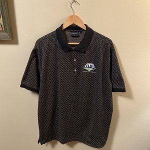 Bobby Jones Players Polo Super Bowl XLIII TAMPA BAY 02.01.09 Large Black
